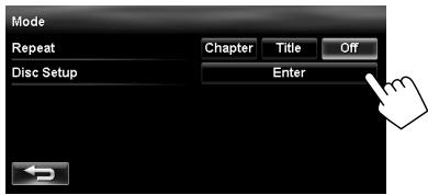 JVC KW-NT3E - Settings for the disc playback - 2