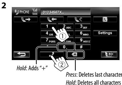 JVC KW-NT3E - Making a call - 2