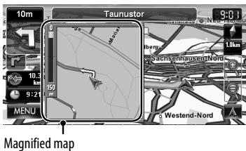 JVC KW-NT3E - Guidance at turns - 1