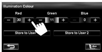 JVC KW-NT3E - Adjust the colour. - 1
