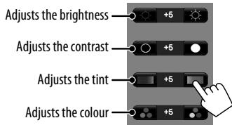 JVC KW-NT3E - Adjust the picture (-5 to +5) - 1