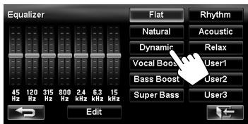 JVC KW-NT3E - Sound equalization - 3