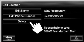 JVC KW-NT3E - To delete the registration - 1