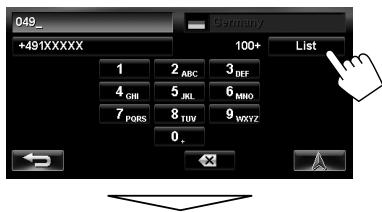 JVC KW-NT3E - By telephone number - 4