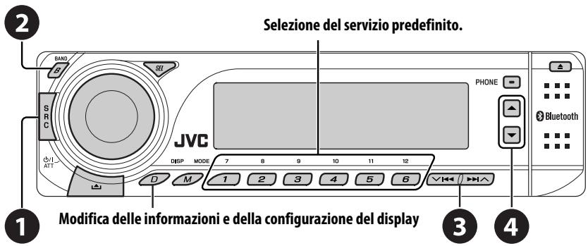 JVC KD-BT1 - Ascolto del sintonizzatore DAB - 1