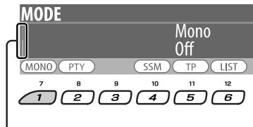 JVC KD-BT1 - Comment utiliser les touches M MODE et SEL - 2
