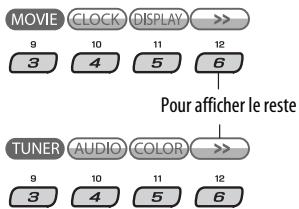 JVC KD-BT1 - Choisissez une catégorie PSM. - 1