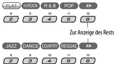 JVC KD-BT1 - Speichern Ihrer eigenen Klangmodi - 1