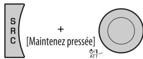 JVC KD-BT1 - Pour arrêter la lecture et éjecter le disque - 2