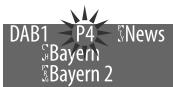 JVC KD-BT1 - Wählen Sie ein Ensemble (Primärdienst). - 3