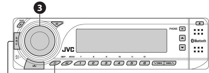 JVC KD-BT1 - Écoute d'un autre appareil extérieur - 1
