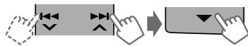 JVC KW-XR610 - Registering using "SEARCH/SPECIAL" - 2