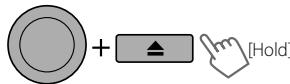 JVC KW-XR610 - Prohibiting disc ejection - 1