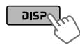 JVC KW-XR610 - Changement des informations sur l'affichage - 1