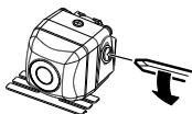 KENWOOD CMOS-210 - Installation de la caméra/Réglage de l'angle - 1