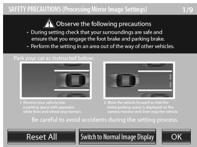 KENWOOD CMOS-210 - Procedura di impostazione della telecamera - 1