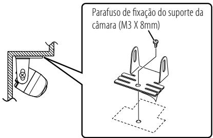 KENWOOD CMOS-210 - Instalar a câmara/Ajustar o seu ângulo - 5