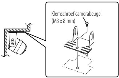 KENWOOD CMOS-210 - De camera inbouwen/de camerahoek afstellen - 5