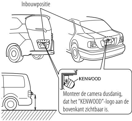 KENWOOD CMOS-210 - Aanbevolen inbouwpositie - 1