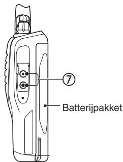 KENWOOD TK-2302 - BEVESTIGEN VAN DE OPTIONELE LUIDSPREKER/MICROFOON (OF HOOFDTELEFOON) - 4