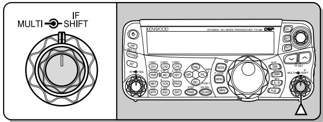 KENWOOD TS-480SAT - SSB: Tout en parlant au microphone, réglez la commande MULTI afin que l'échelle ALC corresponde à votre niveau de voix, sans toutefois dépasser la limite de l'échelle. - 1