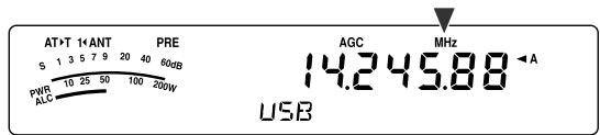 AT+T 1+ANT PRE S 1 3 5 7 9 20 40 60GB PWP 10 25 50 100 200W ALZ AGC MHz 14.245.88 ←A USB