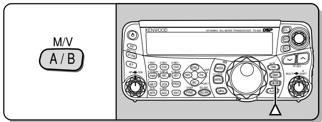 KENWOOD TS-480SAT - SÉLECTION DU VFO A OU DU VFO B - 1