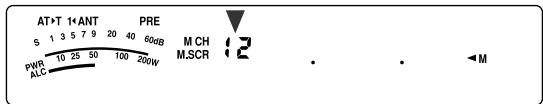 AT>T 1+ANT PRE S 1 3 5 7 9 20 40 60dB M CH PWR 10 25 50 100 200W M.SCR (2) ALC . . .