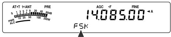 AT×T 1×ANT PRE S 1 3 5 7 9 20 40 60μB PWE 10 25 50 100 200W ALC AGC -F FINE ←A 14.085.00 F SK