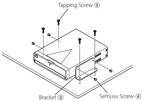 Tapping Screw ⑤ Bracket ③ Semusu Screw ④