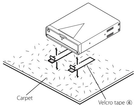 Carpet Velcro tape ⑥