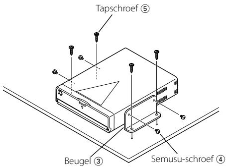 Tapschroef ⑤ Beugel ③ Semusu-schroef ④