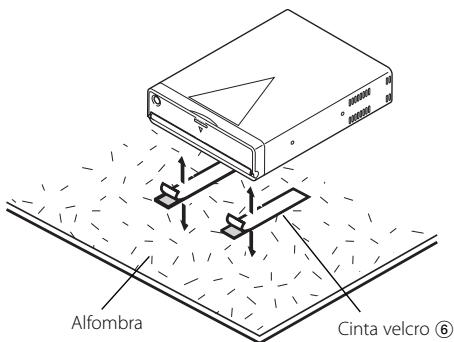 Alfombra Cinta velcro ⑥