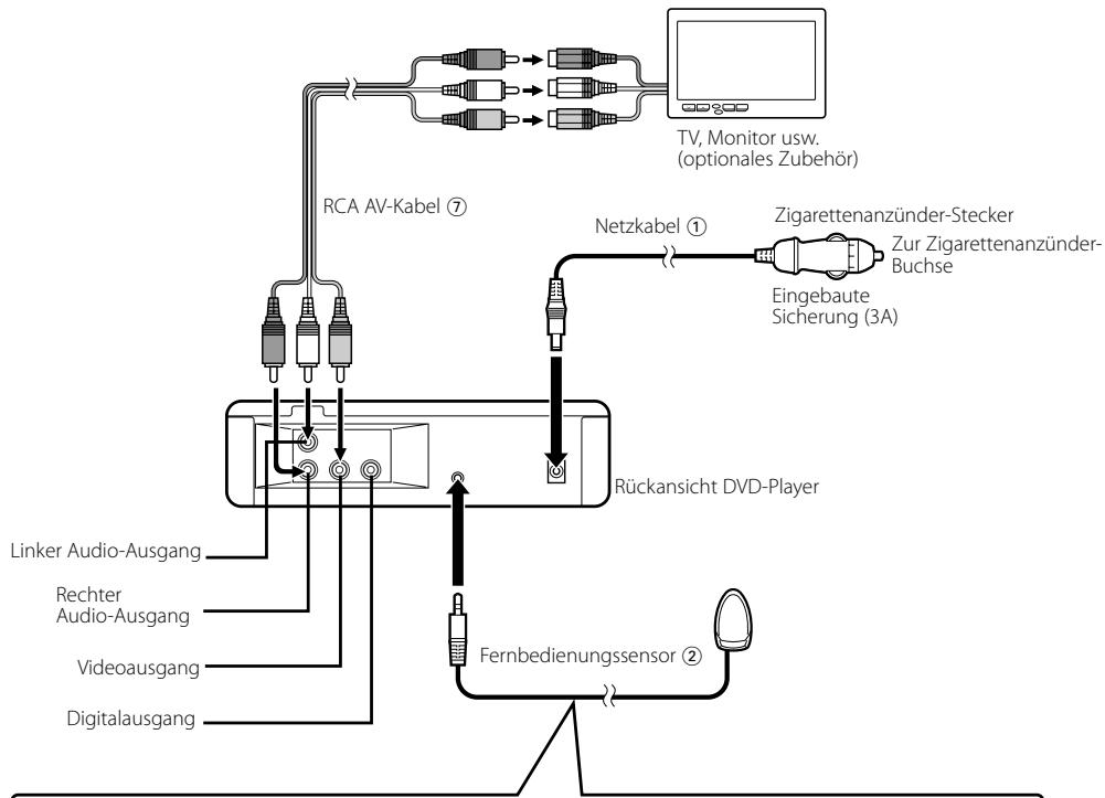 KENWOOD KDV-S220P - Entfernen von Discs - 10