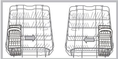 SCHOLTES LTE 10-3207 - Beispiele zur Einordnung des Besteckkorbes - 1