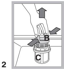 SCHOLTES LTE 10-3207 - Reinigen van de filters - 2