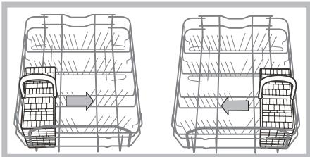 SCHOLTES LTE 10-3207 - Exemples de rangement de le panier à couverts - 1