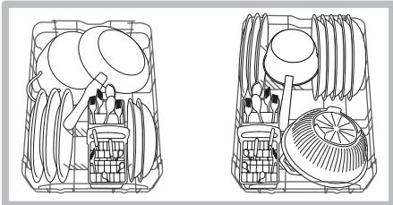 SCHOLTES LTE 10-3207 - Loading examples for the upper rack - 1