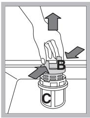 SCHOLTES LTE 10-3207 - Cleaning the filters - 2