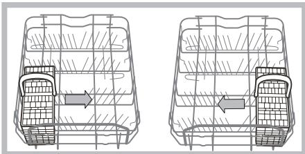 SCHOLTES LTE 10-3207 - Esempi di posizionamento dei cestini posate - 1