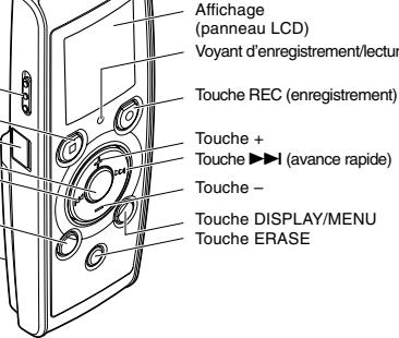 OLYMPUS VN-3100PC - Identification des éléments - 2