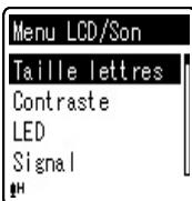OLYMPUS VN-8600PC - Méthode de paramétrage du menu - 7