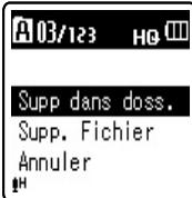 OLYMPUS VN-8600PC - Annulation de la fonction de lecture à répétition du segment - 8
