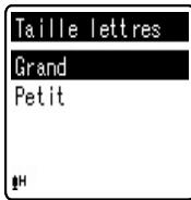 OLYMPUS VN-8600PC - Sélection en mode menu - 1