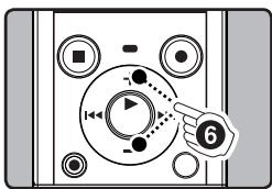 OLYMPUS VN-8600PC - Méthode de paramétrage du menu - 10