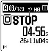 OLYMPUS VN-8600PC - Sélection en mode menu - 1