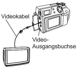 OLYMPUS C-2020 ZOOM - Anschluß an ein Fernsehgerät - 1