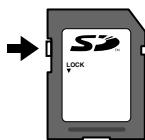 OLYMPUS Μ TOUGH-3000 - Commutateur de protection d'écriture de carte mémoire SD/SDHC - 1