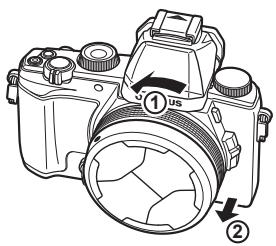 OLYMPUS STYLUS 1 - ■ Bouchon d'objectif automatique - 1
