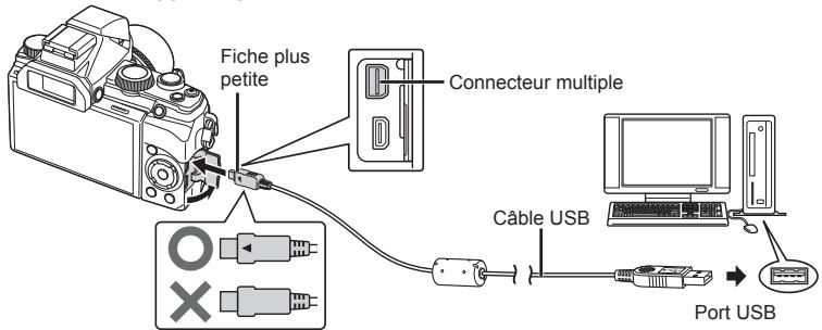 Fiche plus petite Connecteur multiple Câble USB Port USB